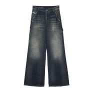 Diesel Stiliga Denim Jeans Blue, Dam