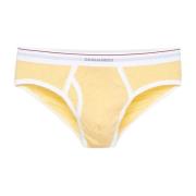 Dsquared2 Gula Logo Briefs Klassisk Modell Yellow, Herr