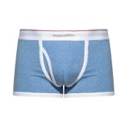 Dsquared2 Ljusblå Boxershorts med Vita Detaljer Blue, Herr