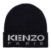 Kenzo Stilig Beanie Mössa Blue, Herr