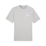 PUMA Grafisk Tee Skjorta Kollektion Gray, Herr