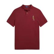 Ralph Lauren Burgundy polotröja Classic Fit Brown, Herr