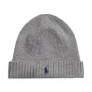 Ralph Lauren Stickad mössa Gray, Herr