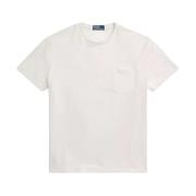 Ralph Lauren Bomulls-T-shirt med ficka White, Herr