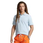 Ralph Lauren Bomullspolo med logotyp Blue, Herr