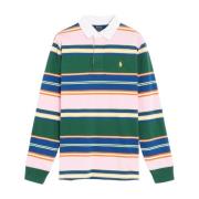 Ralph Lauren Bomullspolo med ränder Multicolor, Herr