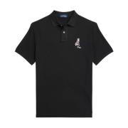 Ralph Lauren Klassisk passform pikétröja Black, Herr