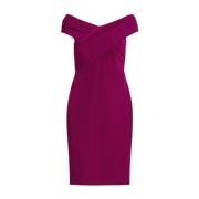 Ralph Lauren Lila midi klänning Purple, Dam