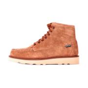 Sebago Suede Logo Boots med gummisula Brown, Herr