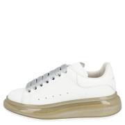 Alexander McQueen Laeder sneakers White, Dam