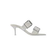 Alexander McQueen Laeder sandaler White, Dam