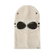 C.p. Company Merino Wool Goggle Balaclava White, Herr