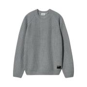 Carhartt Wip Texturerad Raglantröja Gray, Herr