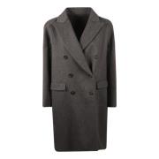 Brunello Cucinelli Elegant Kappor Kollektion Gray, Dam