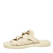 Bottega Veneta Vintage Pre-owned Tyg sandaler Beige, Herr