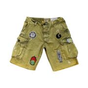 Gallery Dept. Oliv Cargo Shorts Snygg och Funktionell Green, Herr