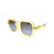 Anne & Valentin Stiliga Modedesign Glasögon Yellow, Unisex