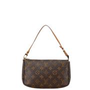 Louis Vuitton Vintage Pre-owned Canvas handvskor Brown, Dam