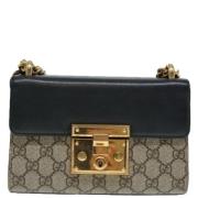 Gucci Vintage Pre-owned Canvas gucci-vskor Beige, Dam