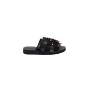 Suicoke Svarta Eco Läder Sandaler Black, Dam