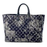 Louis Vuitton Vintage Pre-owned Tyg louis-vuitton-vskor Blue, Dam