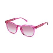 Zadig & Voltaire Rosa Acetat Kvinna Solglasögon Pink, Dam