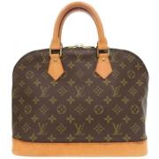 Louis Vuitton Vintage Pre-owned Tyg louis-vuitton-vskor Brown, Dam