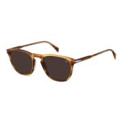 Eyewear by David Beckham Brun Horn Solglasögon DB 1160/S Brown, Herr