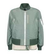 Sacai Twill Blouson Jacka Green, Herr