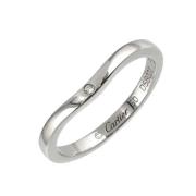 Cartier Vintage Pre-owned Platina ringar Gray, Dam