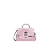 Zanellato Snygg Mini Crossbody Postina Väska Pink, Dam