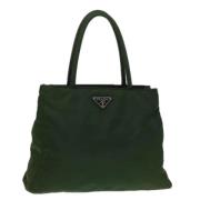 Prada Vintage Pre-owned Laeder handvskor Green, Dam