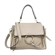 Chloé Pre-owned Pre-owned Laeder handvskor Gray, Dam