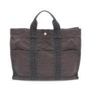 Hermès Vintage Pre-owned Canvas totevskor Gray, Unisex