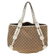 Gucci Vintage Pre-owned Laeder gucci-vskor Beige, Dam