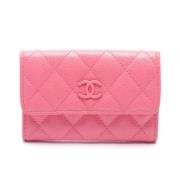 Chanel Vintage Pre-owned Laeder plnbcker Pink, Dam