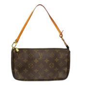 Louis Vuitton Vintage Pre-owned Canvas handvskor Brown, Dam