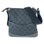 Gucci Vintage Pre-owned Canvas crossbodyvskor Black, Dam