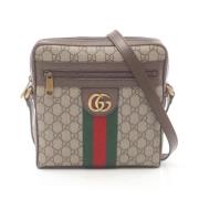 Gucci Vintage Pre-owned Canvas gucci-vskor Beige, Dam