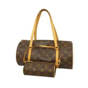 Louis Vuitton Vintage Pre-owned Tyg handvskor Brown, Dam