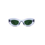 Thierry Lasry Stiliga solglasögon för modeälskare White, Unisex