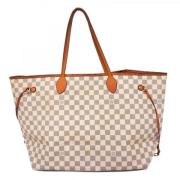 Louis Vuitton Vintage Pre-owned Tyg axelremsvskor White, Dam