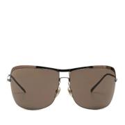 Gucci Vintage Pre-owned Plast solglasgon Brown, Dam