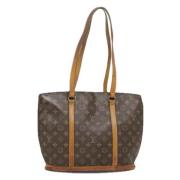 Louis Vuitton Vintage Pre-owned Canvas axelremsvskor Brown, Dam