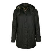 Barbour Cannich Vaxad Parka Jacka Black, Dam