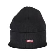 Levi's Blå Akryl Hatt Mössa Broderad Logotyp Blue, Unisex