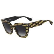 Moschino Svart Acetat Dam Solglasögon Black, Dam