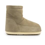 Moon Boot Kvinnors ikoniska låga snö stövlar Beige, Unisex