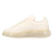 Alexander McQueen Laeder sneakers Beige, Dam