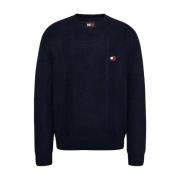 Tommy Jeans Stiligt Stickat Sortiment Blue, Herr